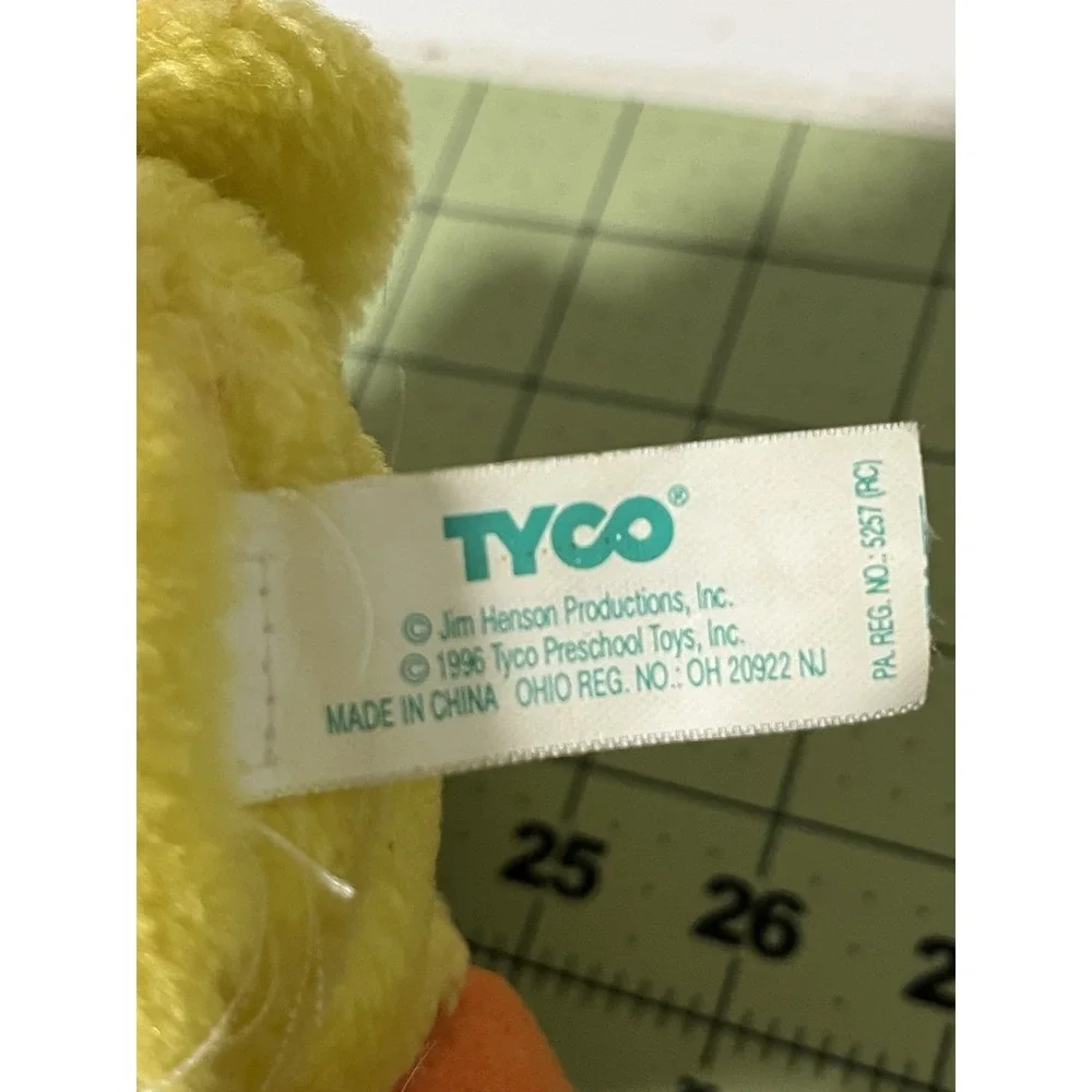 Vintage Tyco Sesame Street Tickle Me Pals Big Bird Talking Plush 1996